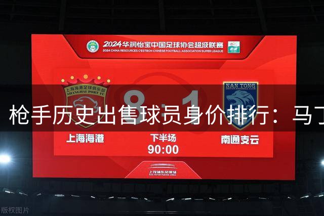 枪手历史出售球员身价排行：马丁内利成标王